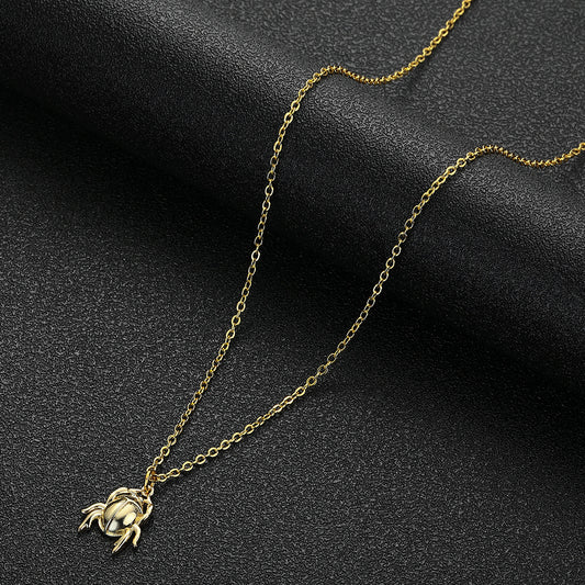 Fashion New Copper Small The Gold Bug Pendant Necklace