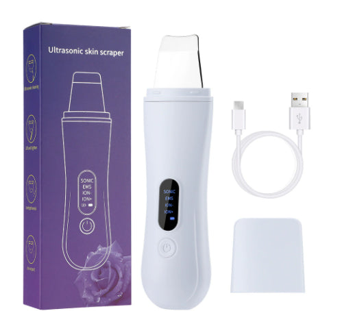 Ultrasonic Skin Spatula Facial Pore Blackhead Cleaning Instrument Facial Cleansing Beauty Device Skin Spatula