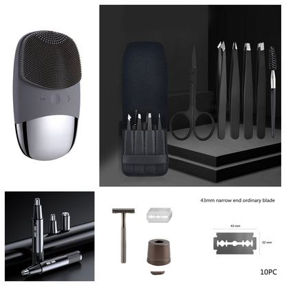 Mini Silicone Electric Face Cleansing Brush Electric Facial Cleanser Facial Cleansing Brush Skin Massager Skin Care Tools
