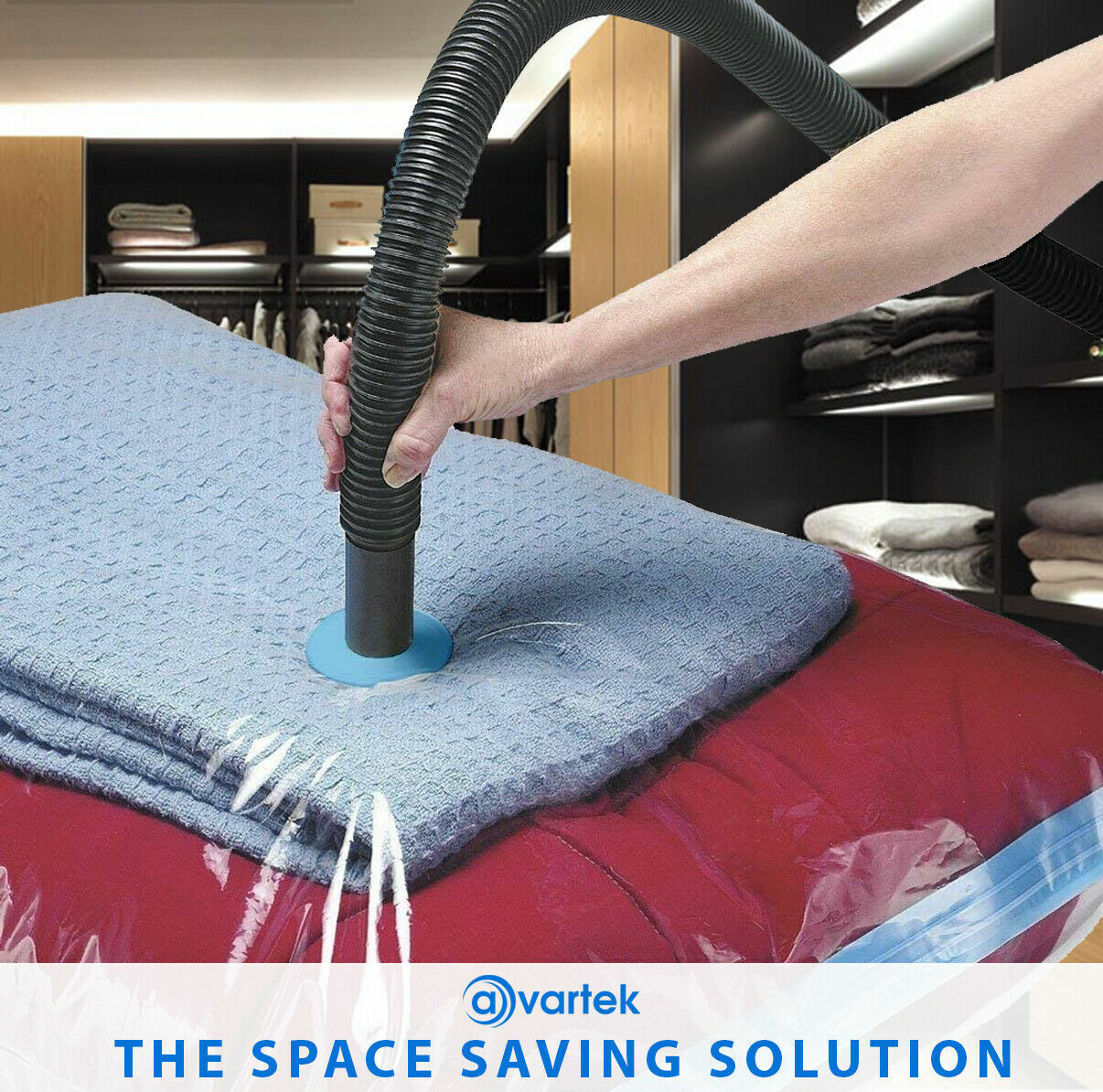 6 X STRONG VACUUM STORAGE SPACE SAVING BAGS VAC BAG SPACE SAVER VACCUM VACUM-BAG