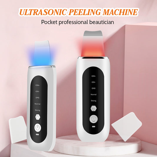 Ultrasonic Skin Spatula Facial Pore Blackhead Cleaning Instrument Facial Cleansing Beauty Device Skin Spatula