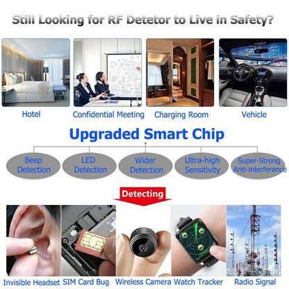 Hidden Camera Detector Locator GPS Bug Radio Detector Anti Spy Device