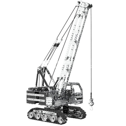 Crawler Crane Crane 3D Alloy Remote Control Toy Car Assembly Building