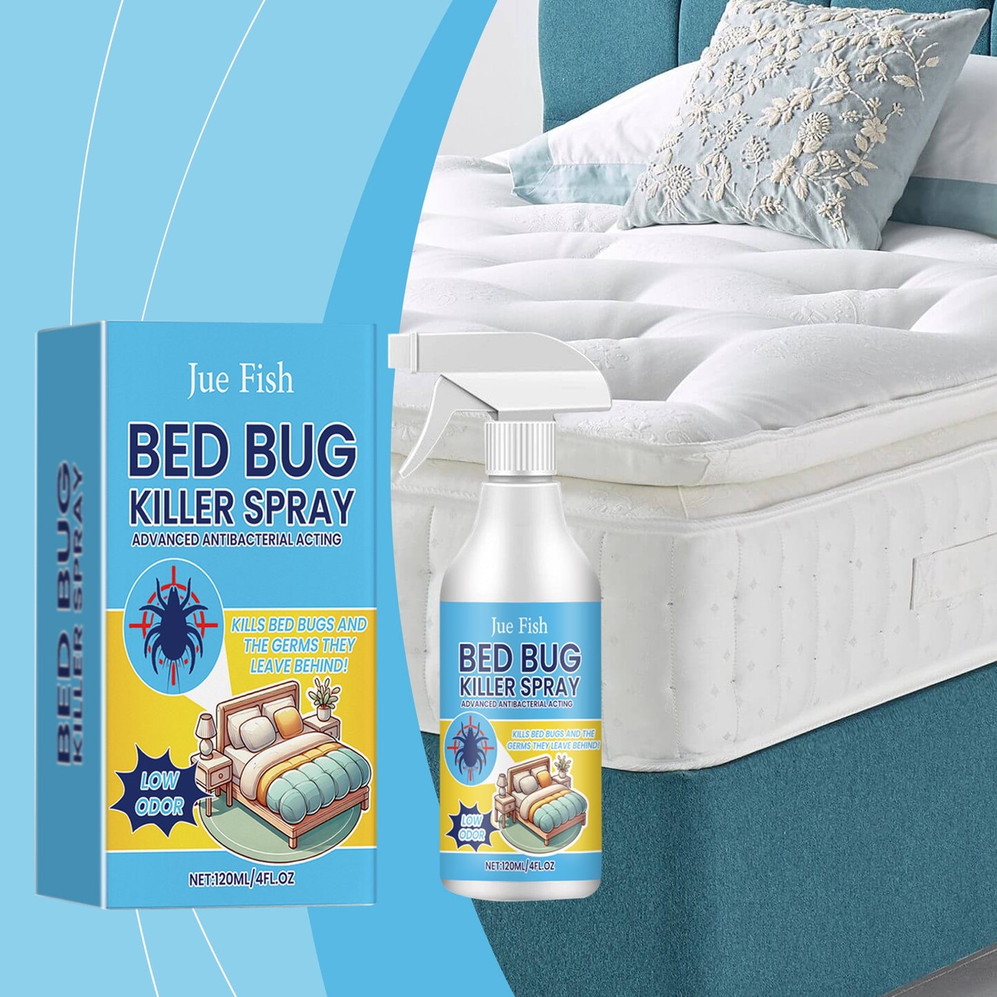 Dormitory Bedroom Bed Anti-mite Anti-lice Bug Spray