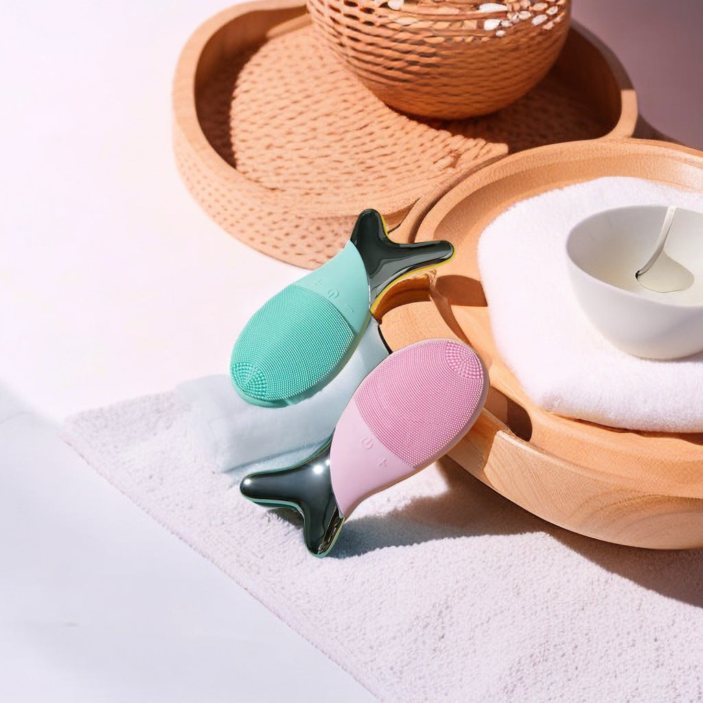 Waterproof High Frequency Vibration Pore Deep Cleansing Facial Cleaner