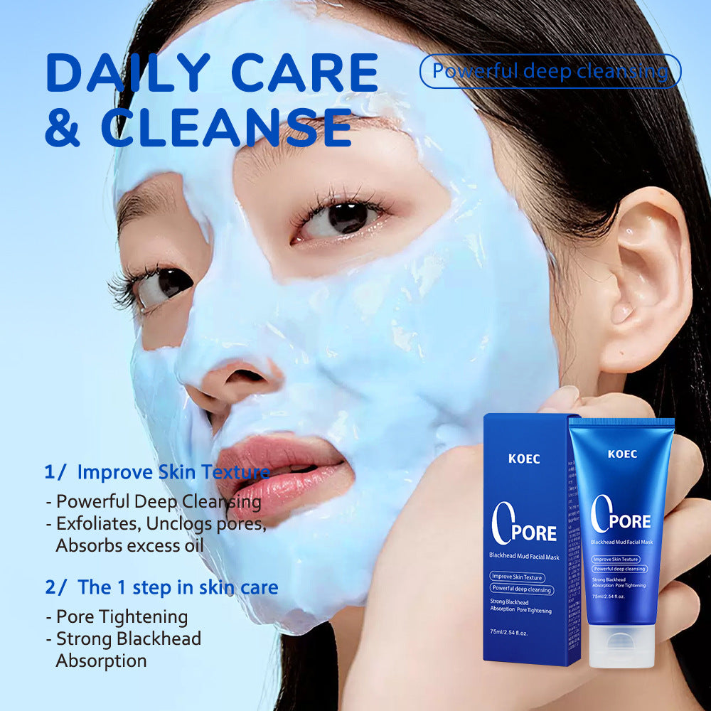 Pore Cleaning Compound Blackhead Removing Facial Mask With Brush