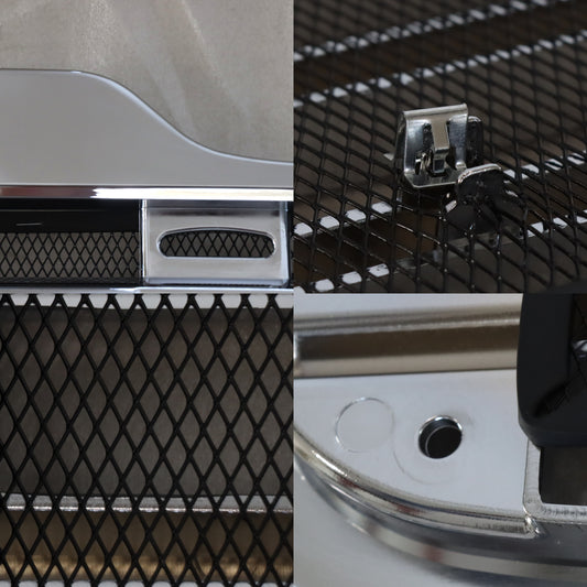 Chrome Grille With Bug Screen Fit For 2003-2015 Freightliner M2100 106 112
