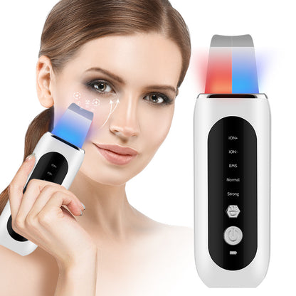 Ultrasonic Skin Spatula Facial Pore Blackhead Cleaning Instrument Facial Cleansing Beauty Device Skin Spatula