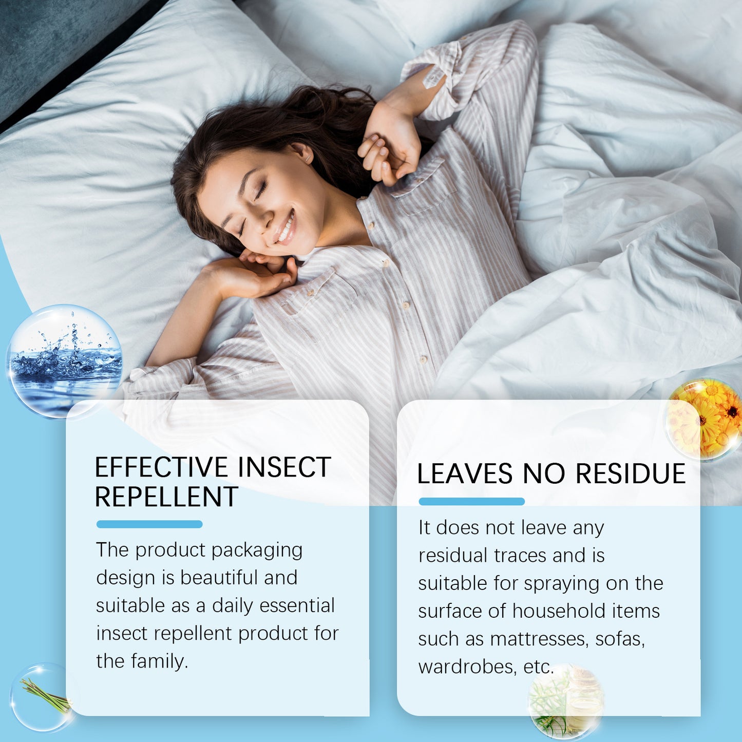 Dormitory Bedroom Bed Anti-mite Anti-lice Bug Spray
