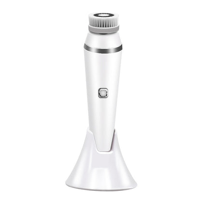 Waterproof Rechargeable Facial Brush Pore Cleaner Four-in-one Electric Facial Cleansing Instrument