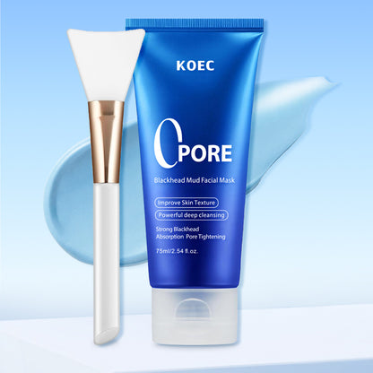 Pore Cleaning Compound Blackhead Removing Facial Mask With Brush
