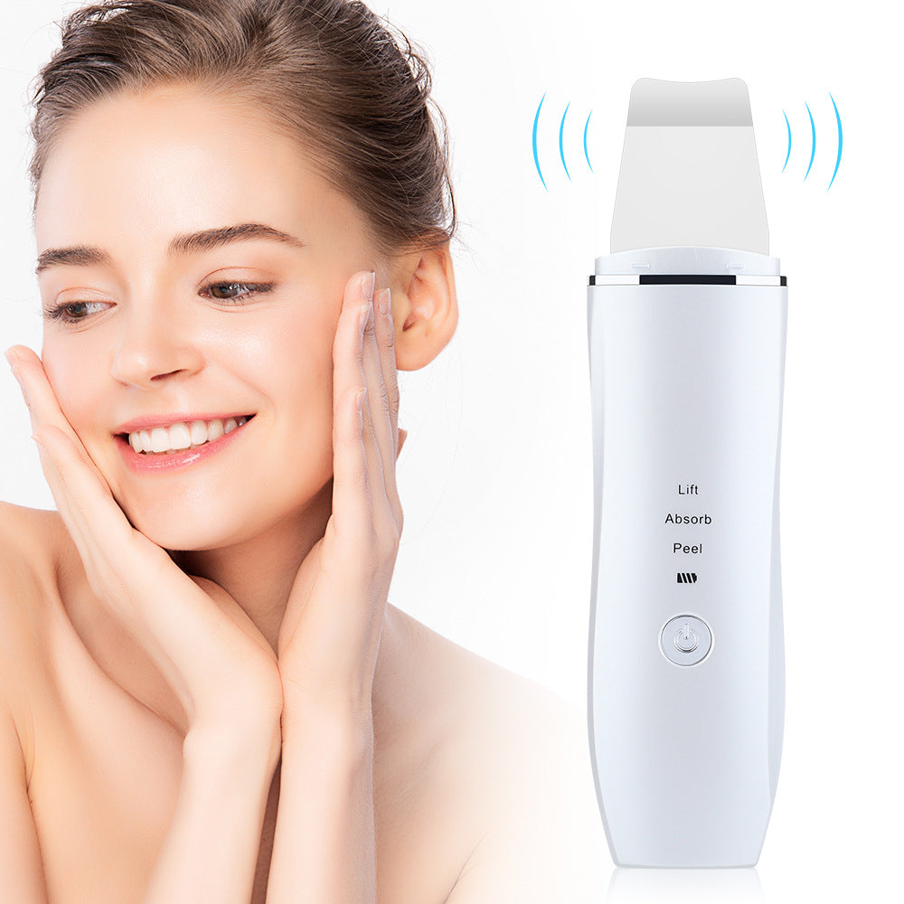 Ultrasonic Skin Spatula Facial Pore Blackhead Cleaning Instrument Facial Cleansing Beauty Device Skin Spatula